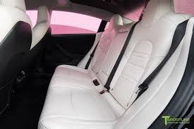 Tesla Model 3 Seat Upgrade Interior Kit Insignia Design Perforated Tesla Model Tesla Model