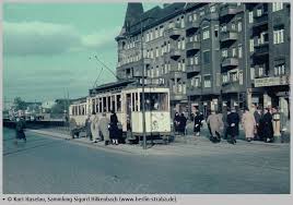 Berlin 1950 Linie 71e Am S Bahnhof Prenzlauer Allee Berlin Bahnhof Strassenbahn