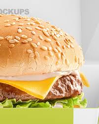 Download Burger In Box Mockup In Box Mockups On Yellow Images Object Mockups PSD Mockup Templates