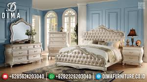 New Set Tempat Tidur Mewah Jepara Putih Duco Ivory Ttj 0273 Di 2020 Set Kamar Tidur Kamar Tidur Mewah Perabot Kamar Tidur
