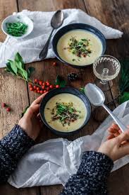 Schwarzwurzelsuppe Mit Gerosteten Austernpilzen Kresse Recipe Food Eat Healthy Recipes