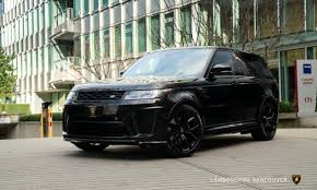 2018 Land Rover Range Rover Sport Svr Lamborghini Vancouver