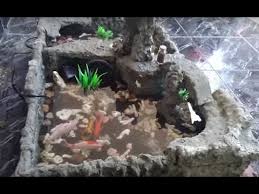 Membuat Kolam Kecil Dari Gabus Styrofoam Semen Youtube