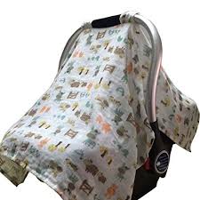 Vlokup 100 Cotton Baby Car Seat Covers For Babies Breathable Infant Car Seat Canopy Baby Shower Gift P Baby Car Seats Infant Car Seat Cover Baby Carseat Canopy