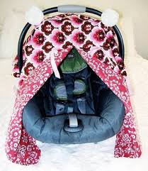 Car Seat Canopy With Peek A Boo Tutorial Baby Car Seats Baby Carseat Canopy Car Seats
