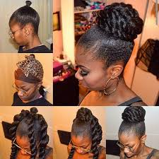 Faux Bun Natural Hair Styles Natural Hair Updo Hair