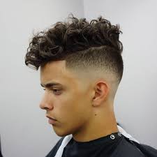 15 Uber Cool Punk Hairstyles For Men Men S Hairstyles Curly Hair Fade Fade Haircut Messy Curly Hair