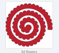 Use This Template To Make 3 D Flowers Paper Flower Patterns Paper Flower Template Flower Template