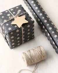 Black Star Wrapping Paper Paper Tree Gift Wrapping Christmas Wrapping Paper Christmas Gift Wrapping