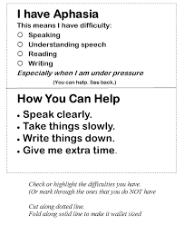 How To Facilitate Communication For Someone With Aphasia Aphasia Speech Therapy Materials Aphasia Therapy