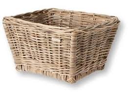 Basil Basil Dalton M Gray Wicker Small Basket Basket