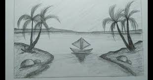15 Lukisan Pemandangan Dengan Pensil 2b How To Draw Scenery With Pencil Step By Step Download Bagaimana Menggambar Aw Di 2020 Pemandangan Ilustrasi Lukisan Sketsa