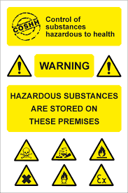 Coshh Signs Storage Of Hazardous Substances Information Notice Size 300 X 200mm Self Adhesive Vin Health And Safety Poster Health And Safety Safety Posters
