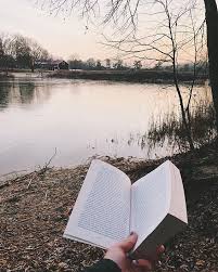 Reading And Walking In A Gorgeous Winter Landscape That Looks Like A Painting Readingandwalking Holmdelpark Book Aesthetic Winter Landscape Book Instagram