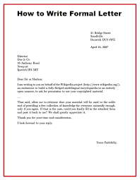 How To Write A Formal Letter A Formal Letter Types Of Business Letter Lettering