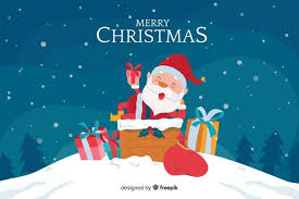 Hand Drawn Christmas Background With Santa Claus Free Vector Free Vector Freepik Vector Freebackgro Christmas Background Christmas Icons Christmas Vectors