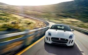 Hd Wallpaper Front View Jaguar F Type R Coupe 201 White Luxurious Car Cars Wallpaper Flare