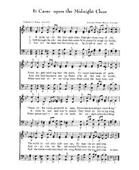 It Came Upon A Midnight Clear Home Song Sheets Christmas Hymns It Came Upon The Midnight Clea Christmas Sheet Music Christmas Carol Christmas Music