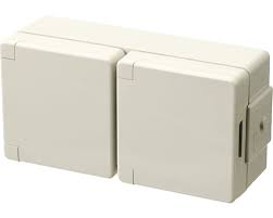 Jung Feuchtraum Doppelsteckdose Aufputz Ip44 Grau Wg600 622w Bei Hornbach Kaufen