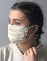 Face Mask Fashion Christmas Face Mask Wedding Face Mask Etsy In 2020 Easy Face Mask Diy Bridal Mask Mouth Mask Fashion