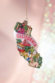 California Christmas Ornament California Christmas Christmas Ornaments Holiday Decor Christmas