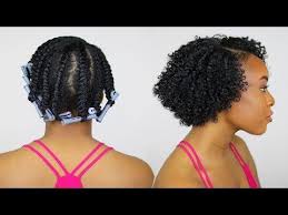 Flat Twist Out With Perm Rods On Short Natural Hair Perfect For Heat Damaged Transitioning Hai Natural Hair Twist Out Natural Hair Twists Natural Hair Styles