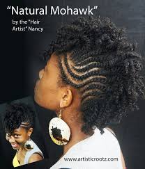 Natural Mohawk Hairstyle Natural Hair Braids Natural Hair Twists Natural Hair Mohawk