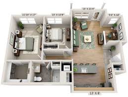 With The Smaller Bedroom As Matt S Study Apartment Floor Plans Apartment Floor Plan Bedroom House Plans