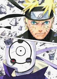 Uzumaki Naruto Vs Uchiha Obito Naruto Manga Colorido Personagens Naruto Shippuden Naruto Manga