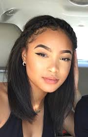 Black Edges Braids Natural Hair Styles Straight Hairstyles Straight Human Hair