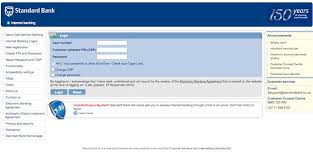 Standard Bank Internet Banking Login Banking Login Standard