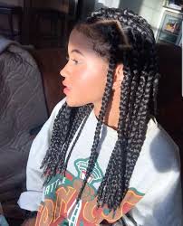 Short Jumbo Box Braids Box Braids Styling Short Box Braids Natural Hair Styles