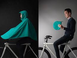 Regenschutz Neuheit Der Boncho Ist Besonders Radfahren Velo Fahrrad Fahrrad Ideen