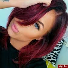 Magenta And Dark Shadow Roots Magenta Hair Cool Hair Color Hair Styles
