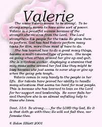 Valerie Means To Be Strong Valerie Meant To Be Names With Meaning