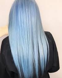 Pin By Parade Daily On Makeup In 2020 Light Blue Hair Hair Styles Blue Ombre Hair