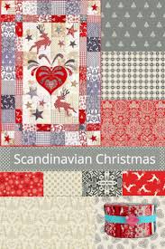 Scandinavian Fabric Collection Christmas Quilt And Baskets Tutorials Christmas Jelly Rolls Available Scandinavian Quilts Patriotic Quilts Christmas Patchwork