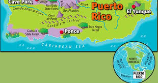 Simple Map Middle School Geography Maps For Kids Puerto Rico Map