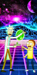 Rick And Morty Retro Wallpapers Wallpaper Cave