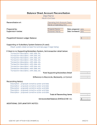 Balance Sheet Reconciliation Template Excel Balance Sheet Reconciliation Balance Sheet Reconciliation