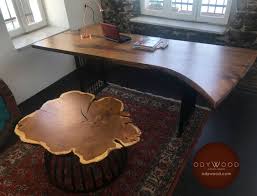 85 Cm Capinda Dut Agacindan Dogal Formu Bozulmadan Islenmis Kutuk Orta Sehpa Tamamen El Isciligi Ile Uretilmis Endustriyel Metal Kubbe A Decor Wood Furniture