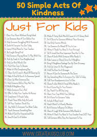 Random Acts Of Kindness For Kids 50 Kind Deed Children Can Do On Their Own Kindness For Kids Random Acts Of Kindness Kindness Challenge