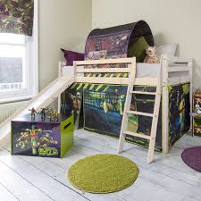 Cabin Bed With Slide And Tent In Tmnt Design Bed With Slide Cabin Bed Cabin Bed With Slide