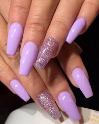 Installation Of Acrylic Or Gel Nails Purple Acrylic Nails Accent Nail Designs Best Acrylic Nails