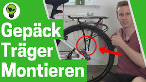Gepacktrager Montieren Ultimative Anleitung Hinten An Mtb Fahrrad Mountainbike Anbringen Youtube