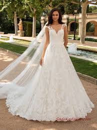 2020 Pronovias Gelinlik Modelleri Beyaz Uzun Askili Kalp Yakali Kuyruklu Dantel Detayli Beyaz Dugun Elbiseleri Gelinlik The Dress