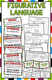 Figurative Language Worksheets And Posters Figurative Language Activities Figurative Language Figurative Language Activity Similes And Metaphors