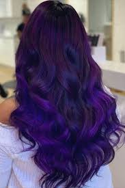 Purple Rain Brunette Hair Color Purple Ombre Hair Ombre Hair Color