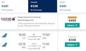 Full Service Flights From Vienna To Bangkok Thailand For 338 In 2020 Travel Deal Find Cheap Flights Exclusive Travel