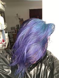 This Is Splat Purple Desire Over Faded Splat Deep Emerald I Put It On My Gloves And Ran My Fingers Thru My Hair Hair Long Hair Styles My Hair